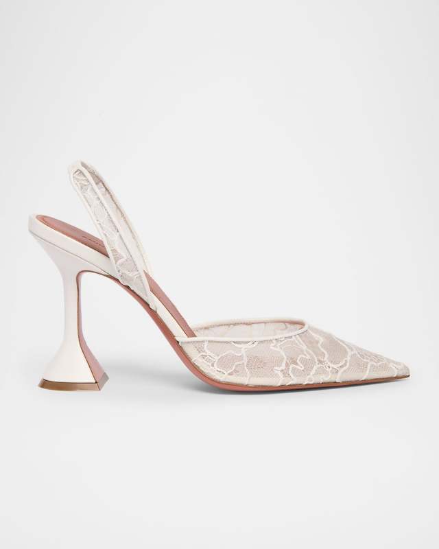 Holli Lace Slingback Pumps
